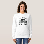 Lesen ist mein Jam Sweatshirt (Vorne ganz)