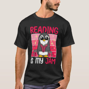 Lesen ist mein Konfitüre I Liebe zu buchen Pinguin T-Shirt