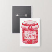 Lesen ist mein Liebhaber von Marmelade Button (Vorderseite/Rückseite)