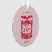 Lesen ist mein Liebhaber von Marmelade Ornament (Vorderseite)