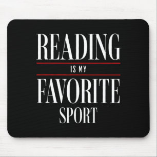 Lesen ist mein Lieblings-Srt-Buchliebhaber Lustige Mousepad