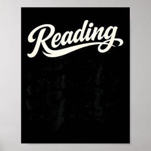 Lesen ist mein Lieblingssport Buchliebhaber Humor Poster