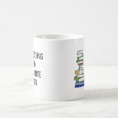 Lesen ist mein Lieblingssport Kaffeetasse (Mittel)