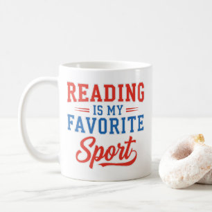 Lesen ist mein Lieblingssport Kaffeetasse