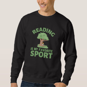 Lesen ist mein Lieblingssport-Kind liest ein Buch Sweatshirt