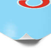 Lesen ist mein Lieblingssport Poster (Ecke)