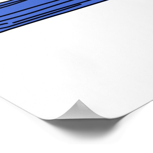 Lesen ist mein Lieblingssport Poster (Ecke)