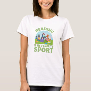 Lesen ist mein Lieblingssportwald T-Shirt