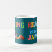 Lesen ist mein Spiel Kaffeetasse (Mittel)