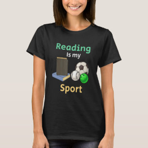 Lesen ist mein Sport Bibliothek Schüler Lehrer Buc T-Shirt
