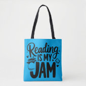 Lesen ist mein Stau Tasche (Vorderseite)