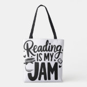 Lesen ist mein Stau Tasche (Rückseite)