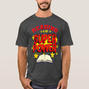 Lesen ist mein Superhelden-Comic-Book-Junge T-Shirt