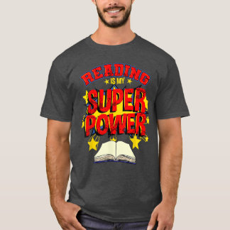 Lesen ist mein Superhelden-Comic-Book-Junge T-Shirt