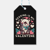 Lesen ist mein Valentinstag Geschenkanhänger (Vorderseite)