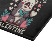 Lesen ist mein Valentinstag Schneidebrett (Ecke)