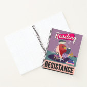"Lesen ist mein Widerstand" Notizblock (Innenseite)