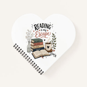 Lesen ist meine Flucht - Cozy Book Lover Notizbuch