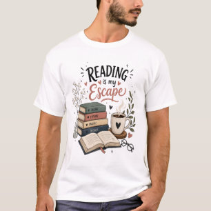 Lesen ist meine Flucht - Gemütliche Ästhetik für B T-Shirt