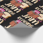 Lesen ist meine Jam Funny I Liebe zu lesen Bücher Geschenkpapier (Ecke)