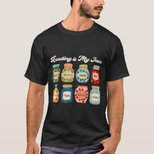 Lesen ist meine Leidenschaft Buchliebhaber Lehrer T-Shirt