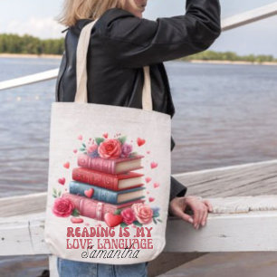 Lesen ist meine Liebe, Buchliebhaber Tragetasche