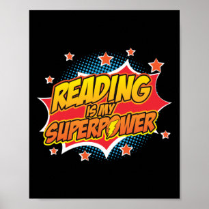 Lesen ist meine Supermacht Poster