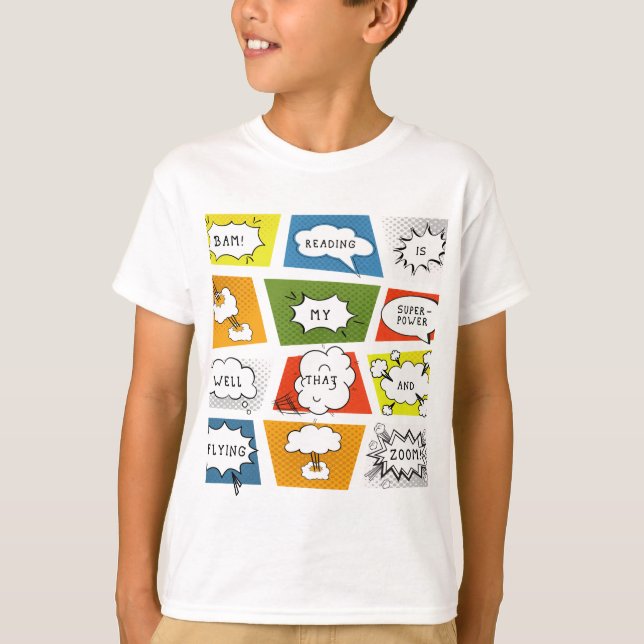 Lesen ist meine Supermacht T-Shirt (Vorderseite)