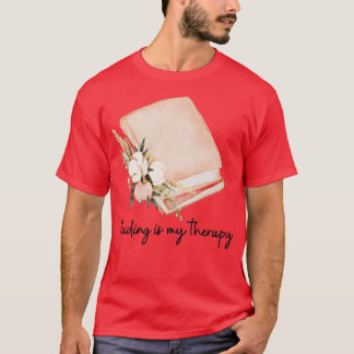 Lesen ist Meine Therapie 59 T-Shirt
