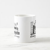 Lesen ist meine Therapie Kaffeetasse (Mittel)