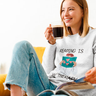 Lesen ist meine Therapie Sweatshirt