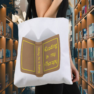 Lesen ist meine Therapie Tasche