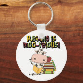 Lesen ist moovelhaft schlüsselanhänger (Vorderseite)