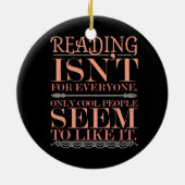 Lesen ist nur für alle Coolen Keramik Ornament (Hinten)