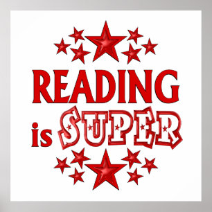 Lesen ist Super Poster