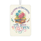 Lesen ist träumen... autolufterfrischer (Rückseite)