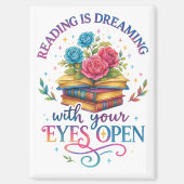 Lesen ist träumen... magnet (Vorderseite)