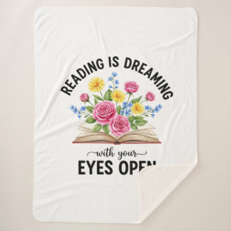 Lesen ist Träumen mit offenen Augen Sherpadecke