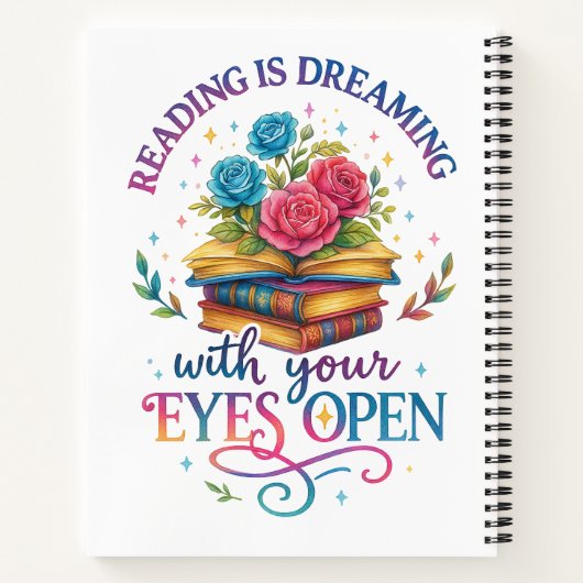 Lesen ist träumen... notizblock (Rückseite)