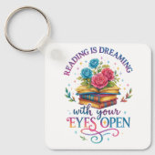 Lesen ist träumen... schlüsselanhänger (Vorderseite)