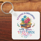 Lesen ist träumen... schlüsselanhänger (Vorderseite)