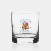 Lesen ist träumen... whiskyglas (Rückseite)