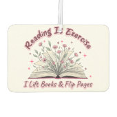 Lesen ist Übung... Autolufterfrischer (Rückseite)