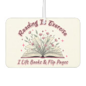 Lesen ist Übung... Autolufterfrischer (Vorderseite)