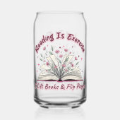 Lesen ist Übung... Dosenglas (Vorderseite)