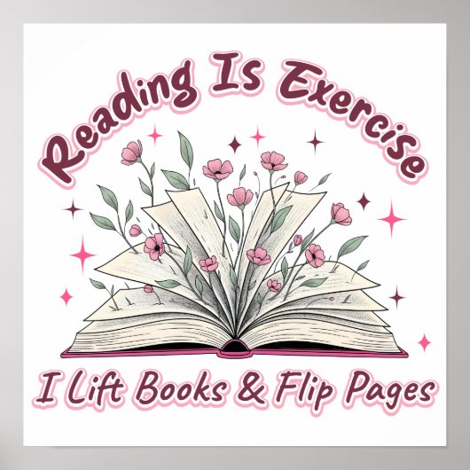 Lesen ist Übung... Poster (Vorne)