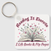 Lesen ist Übung... Schlüsselanhänger (Vorderseite)