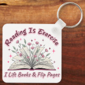 Lesen ist Übung... Schlüsselanhänger (Rückseite)