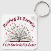 Lesen ist Übung... Schlüsselanhänger (Rückseite)