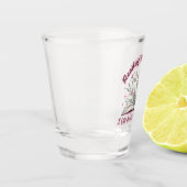 Lesen ist Übung... Schnapsglas (Links)